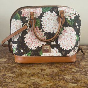 Dooney & Bourke Hydrangea Satchel, EUC